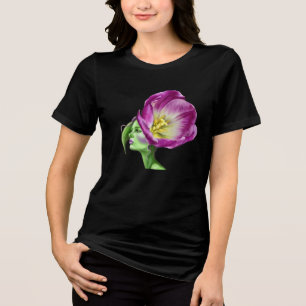 Camiseta Triblenda Mujer de Tulipán Bonito