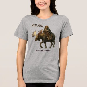 Camiseta Triblenda Mujer del Bosque Huldra Nórdica