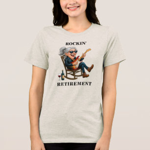 Camiseta Triblenda Mujer Divertida Jubilación
