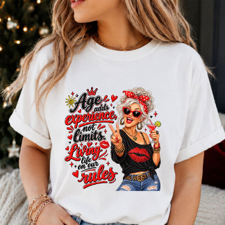 Camiseta Triblenda Mujer Mayor Divertida con Experiencia no Límites