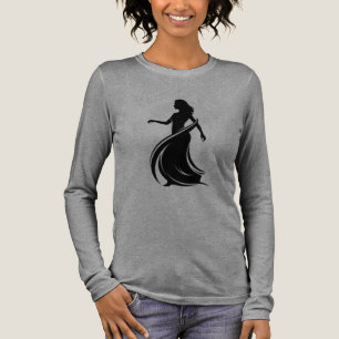 Camiseta Triblenda Mujer Mística en Movimiento – Silueta Elegante