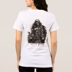 Camiseta Triblenda Mujer Mística Jugadora de Billar