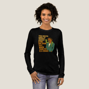 Camiseta Triblenda Mujer Negra y Serpiente Mascota – Cita Divertida s
