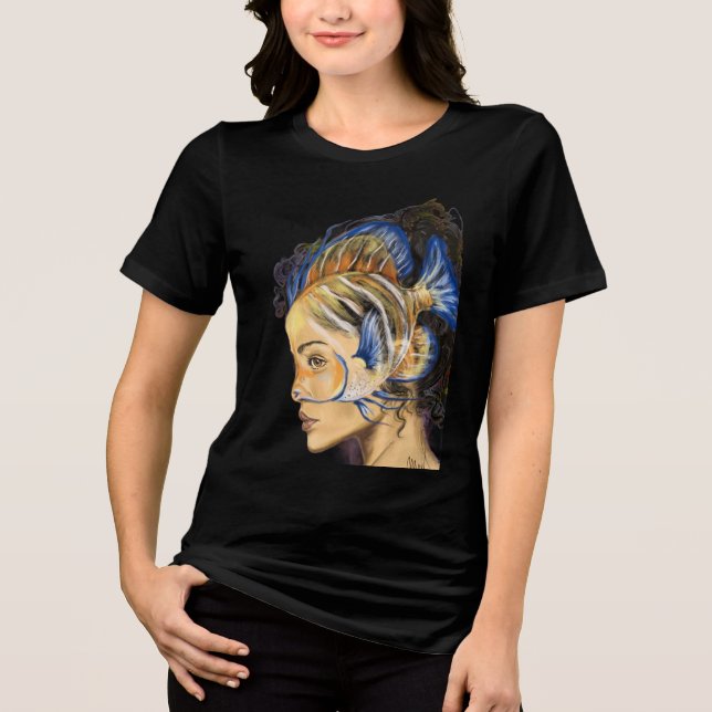 Camiseta Triblenda Mujer Pez (Anverso)