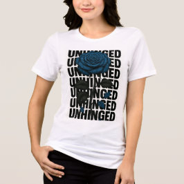 Camiseta Triblenda mujer rosa azul diseñador