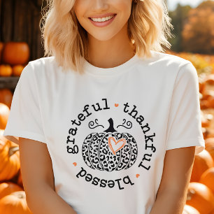 Camiseta Triblenda Mujeres de calabaza de otoño/otoño