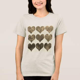 Camiseta Triblenda Mujeres de San Valentín Bella+Canvas
