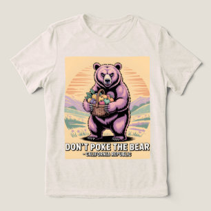 Camiseta Triblenda Mujeres del Ilustracion de Oso de la República de
