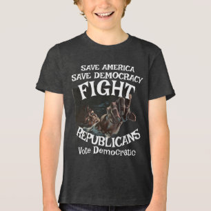 CAMISETA TRIBLENDA MUJERES DHS CBP ICE TSA ATENCIÓN MÉDICA CUIDADO DE