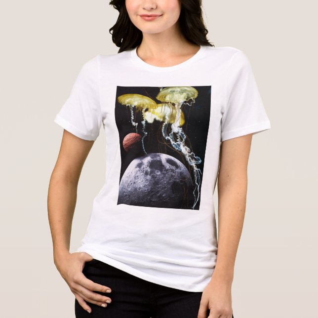 Camiseta Triblenda Mujeres Jellyfish (Anverso)