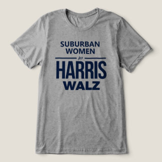 Camiseta Triblenda Mujeres suburbanas por Harris Walz