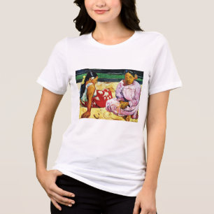 Camiseta Triblenda Mujeres tahitianas en la playa por Paul Gauguin