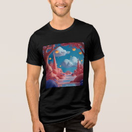 Camiseta Triblenda Mundo Alienigena Rosa