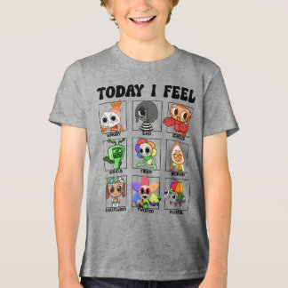 Camiseta Triblenda Mundo de Dandy Cómo me siento, divertidos dibujos