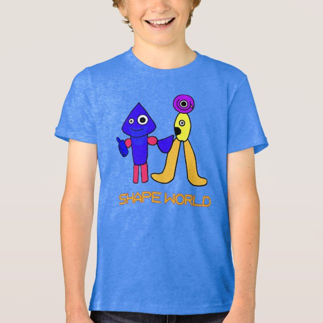 Camiseta Triblenda Mundo de Formas (Anverso)