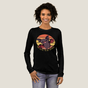 Camiseta Triblenda Murciélago Divertido Demasiado Lindo para ser Espe