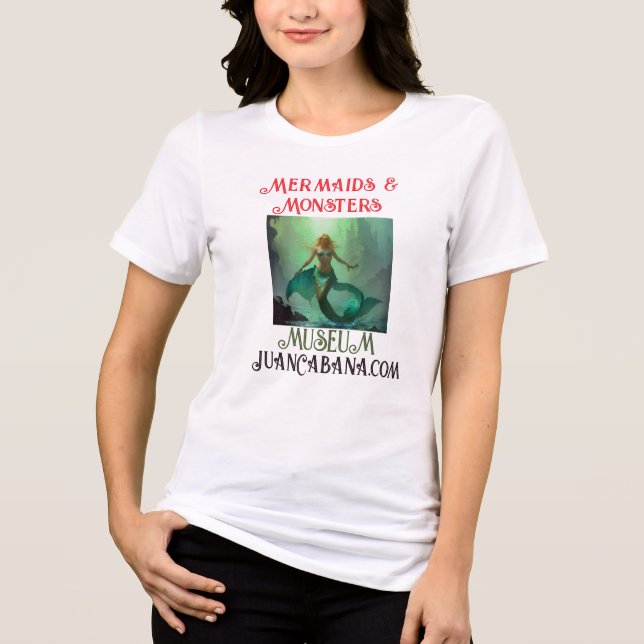 Camiseta Triblenda MUSEO de Sirenas y Monstruos (Anverso)