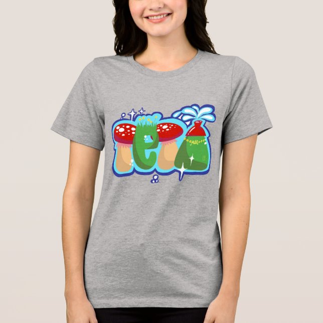 Camiseta Triblenda Mushroom teta (Anverso)