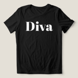 Camiseta Triblenda Música de cantante de ópera diva Minimalista temát