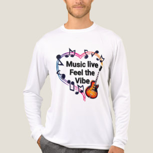 Camiseta Triblenda Música en vivo Siente la Vibe - Bella Premium+Canv