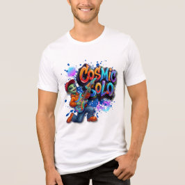Camiseta Triblenda Músico Alien Guitarra Solo Cósmico Arte Espacial