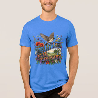 Camiseta Triblenda My Lark Loves Country T-Shirt
