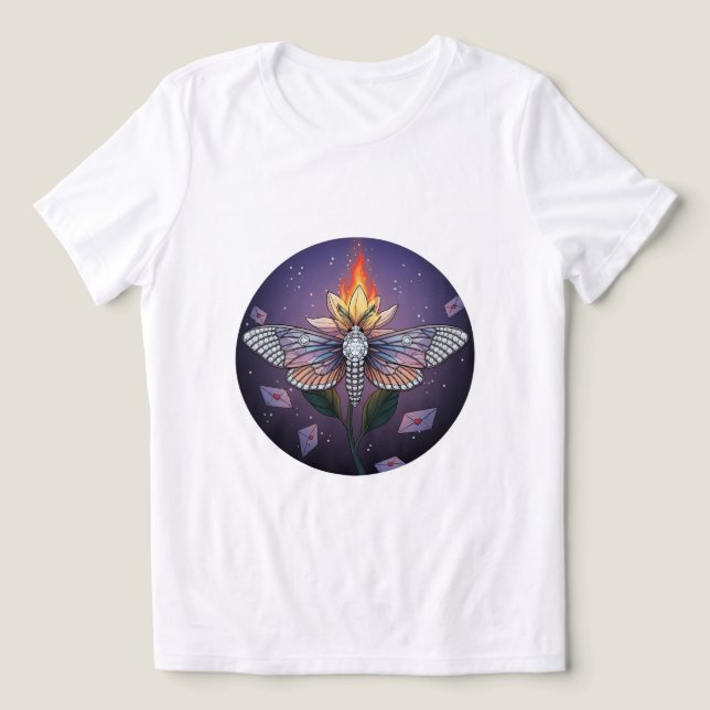 Camiseta Triblenda Mystic Moth Fire Tee 🔥 🦋 (Diseño delantero )