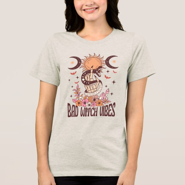 Camiseta Triblenda Mystic Witch Vibes Witch Snake (Anverso)