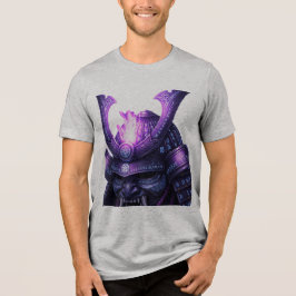 Camiseta Triblenda Mystical Samurai Warrior T-Shirt — Purple Arcane F