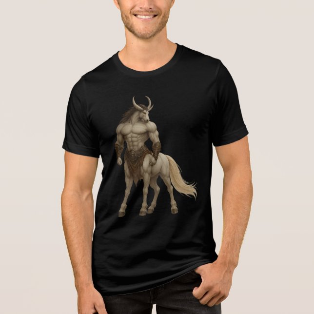 Camiseta Triblenda Mythic Centaur Warrior Fantasy Art (Anverso)