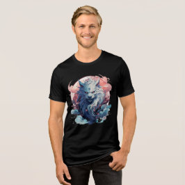 Camiseta Triblenda Mythic Moon Fox Spirit with Sakura
