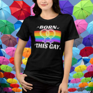 Camiseta Triblenda Nacida Gay Venus Arcoíris