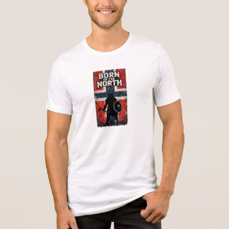 Camiseta Triblenda Nacido del Norte – Guerrero Vikingo Bandera de Nor