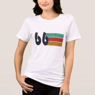 Camiseta Triblenda Nacido en 1966 regalo de cumpleaños número 60
