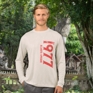 Camiseta Triblenda Nacido en 1977 Siempre Único