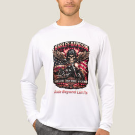 Camiseta Triblenda Nacido para Montar Construido para Liderar Motocic