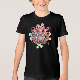 Camiseta Triblenda Nacido para ser único – Dragón adorable - Doble