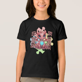 Camiseta Triblenda Nacido para ser único – Dragón adorable - Doble