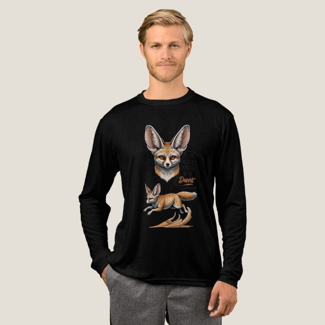 Camiseta Triblenda Nacido para subir - Ilustracion de Fox de la Fenne (Anverso Completo)