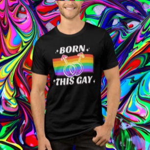 Camiseta Triblenda Nació Gay Arcoíris Marte