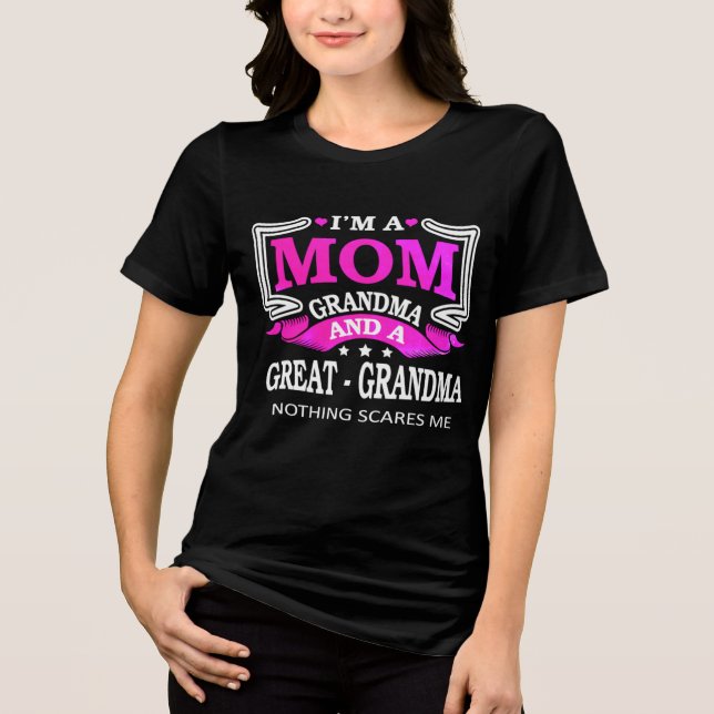 Camiseta Triblenda Nada me asusta mamá (Anverso)