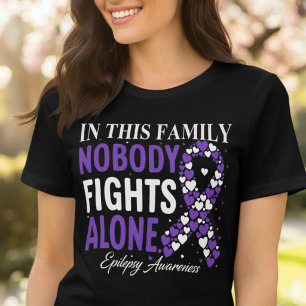 Camiseta Triblenda Nadie lucha solo Familia Epilepsia