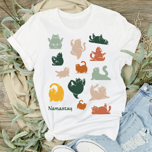 Camiseta Triblenda Namastay Cat Yoga Yoga Divertido Amante de los G