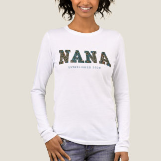 Camiseta Triblenda Nana personalizado año floral de moda