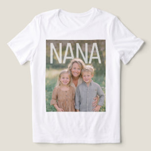 Camiseta Triblenda Nana PhotoPop Personalizada