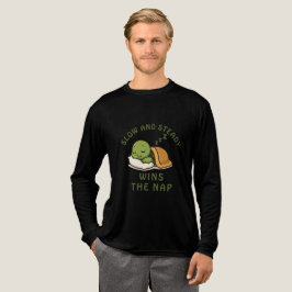 Camiseta Triblenda Napping Turtle – Slow Life, Sweet Dreams