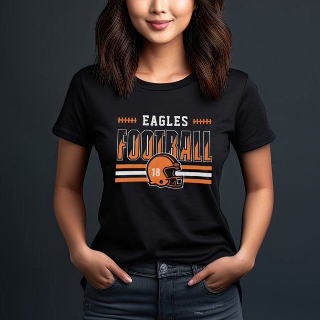 Camiseta Triblenda Naranja del equipo de fútbol personalizado y mujer (Subido por el creador)