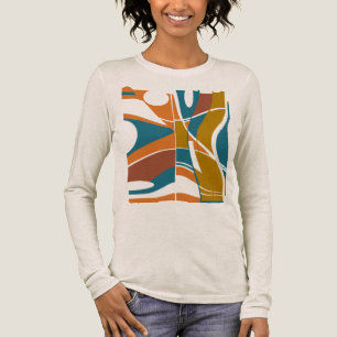 Camiseta Triblenda Naranja Oro Oro Oro Verde azulado Negrita Gran MCM