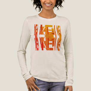 Camiseta Triblenda Naranja Oro Shades Vertical MCM Aspecto Patterado
