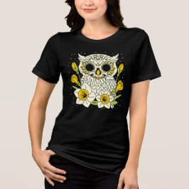 Camiseta Triblenda Narcissus y Owl Skull de diciembre